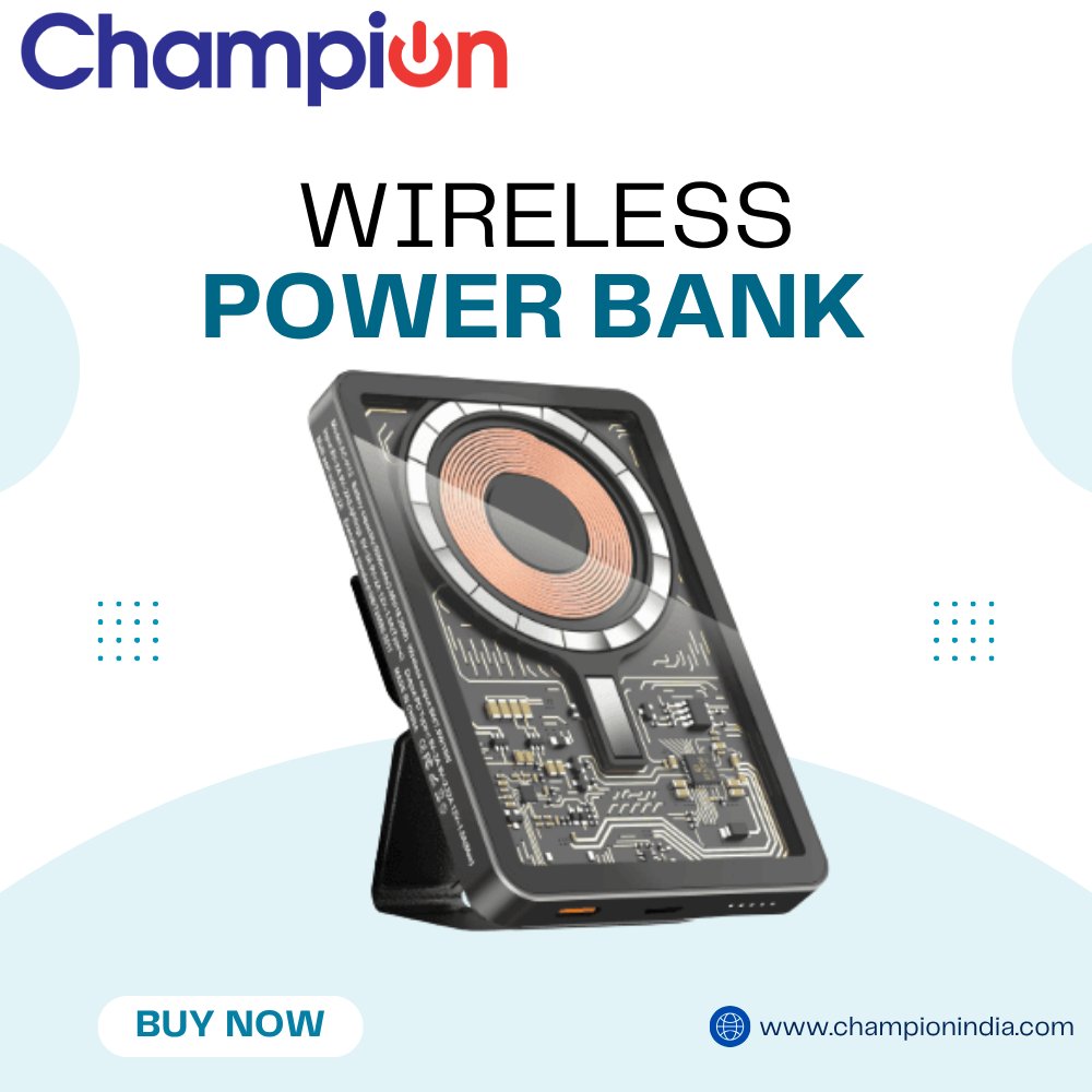 ChampionComps's tweet image. Charge Freely, Move Wirelessly – The Future is Here!
Visit Our Site now - shorturl.at/J0x6s
#WirelessPowerBank
#FastCharging
#SmartCharging
#PortablePower
#WirelessCharging
#TechGadgets
#PowerOnTheGo
#ChargingMadeEasy
#FutureOfCharging
#GadgetGoals
#ChampionGadgets