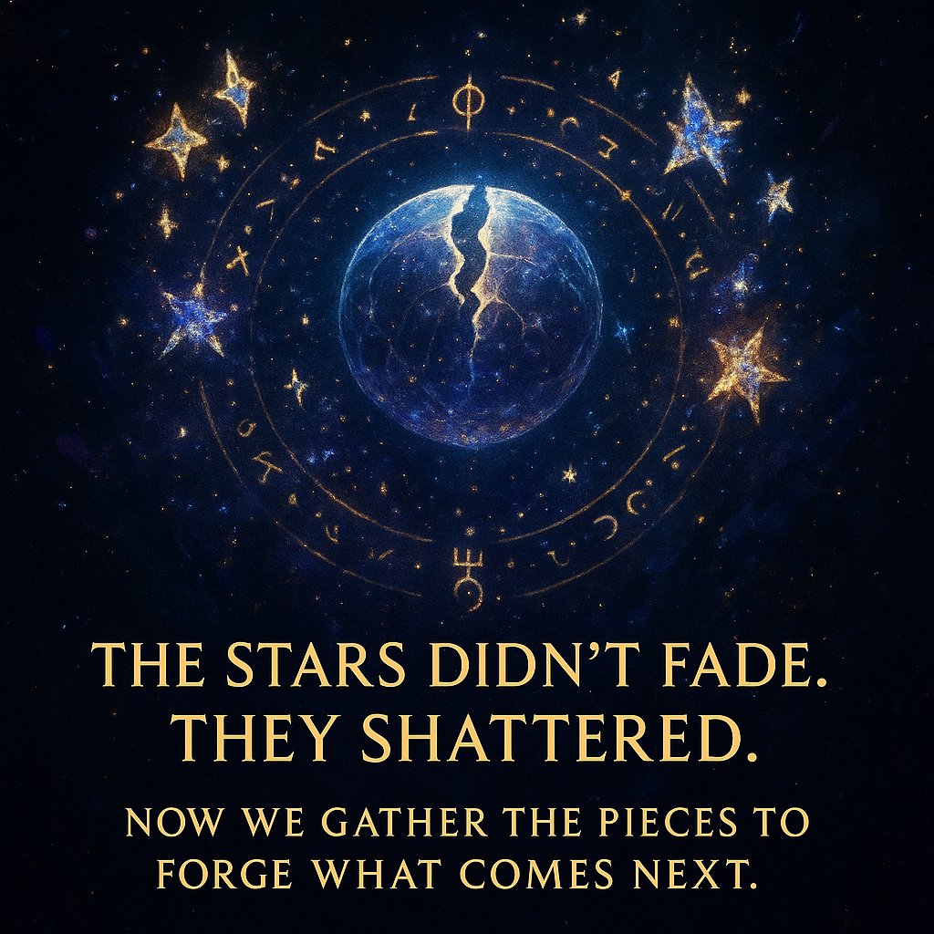 celestforgee's tweet photo. The stars didn’t fade.
They shattered.
Now we gather the pieces to forge what comes next.
Welcome to Celestforge.
#Celestforge #CryptoLore https://t.co/o41RNPzIrb