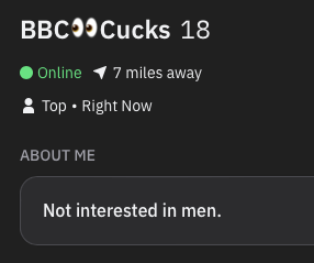 BenCross88's tweet photo. And you're on grindr?  I think you're lost...or you just need to be specific. https://t.co/BqSdBLuT7A