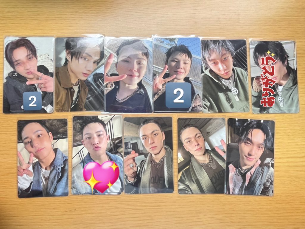 mc_illiy's tweet photo. @svt_wd_luv 検索より失礼いたします。
当方画像💕のウォヌ所持しております。
💖をつけたミンギュとの交換可能でしょうか？ご検討の程よろしくお願いいたします。 https://t.co/U01Thrkkng