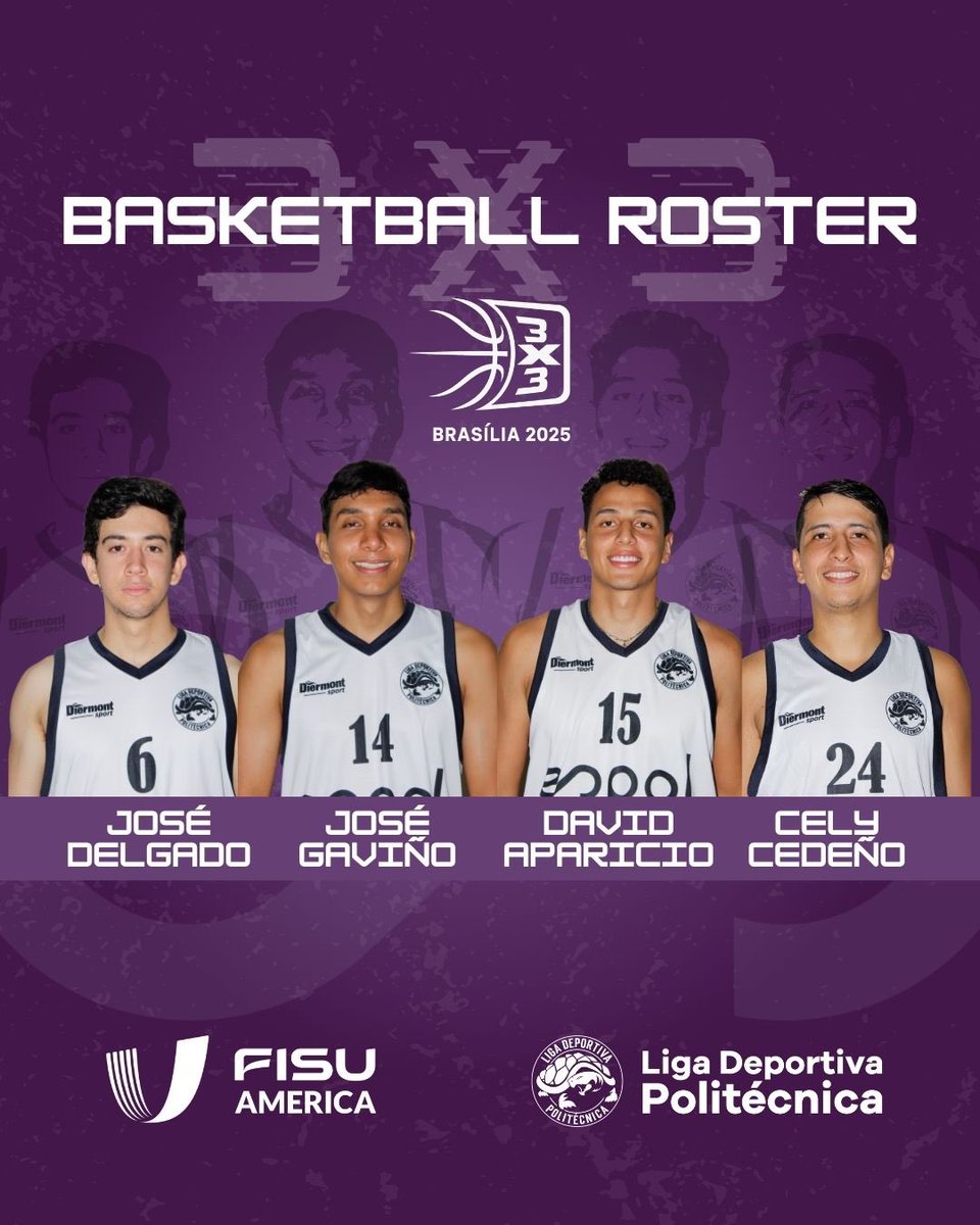 LDP_Espol's tweet image. “¡Orgullo nacional! 🇪🇨 Conoce a nuestro roster que nos representará en el Torneo Panamericano de Baloncesto 3x3 FISU América en Brasilia 🇧🇷.

Desde acá les enviamos todo nuestro apoyo y energía positiva para que den lo mejor de sí en la cancha. ¡Éxitos, chicos! 🔥