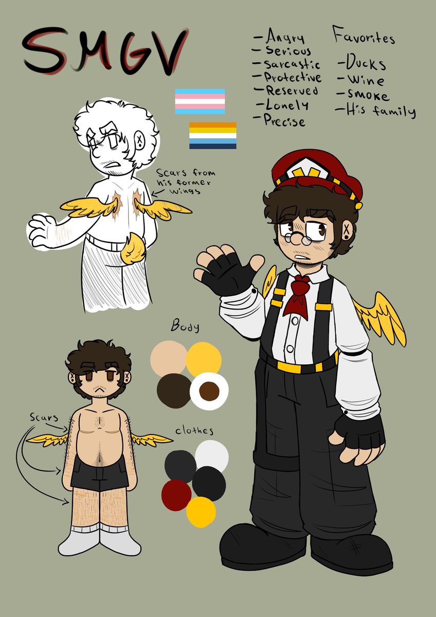 Val_the_duck's tweet image. Smgv ref 

#smg4oc #smg4sona