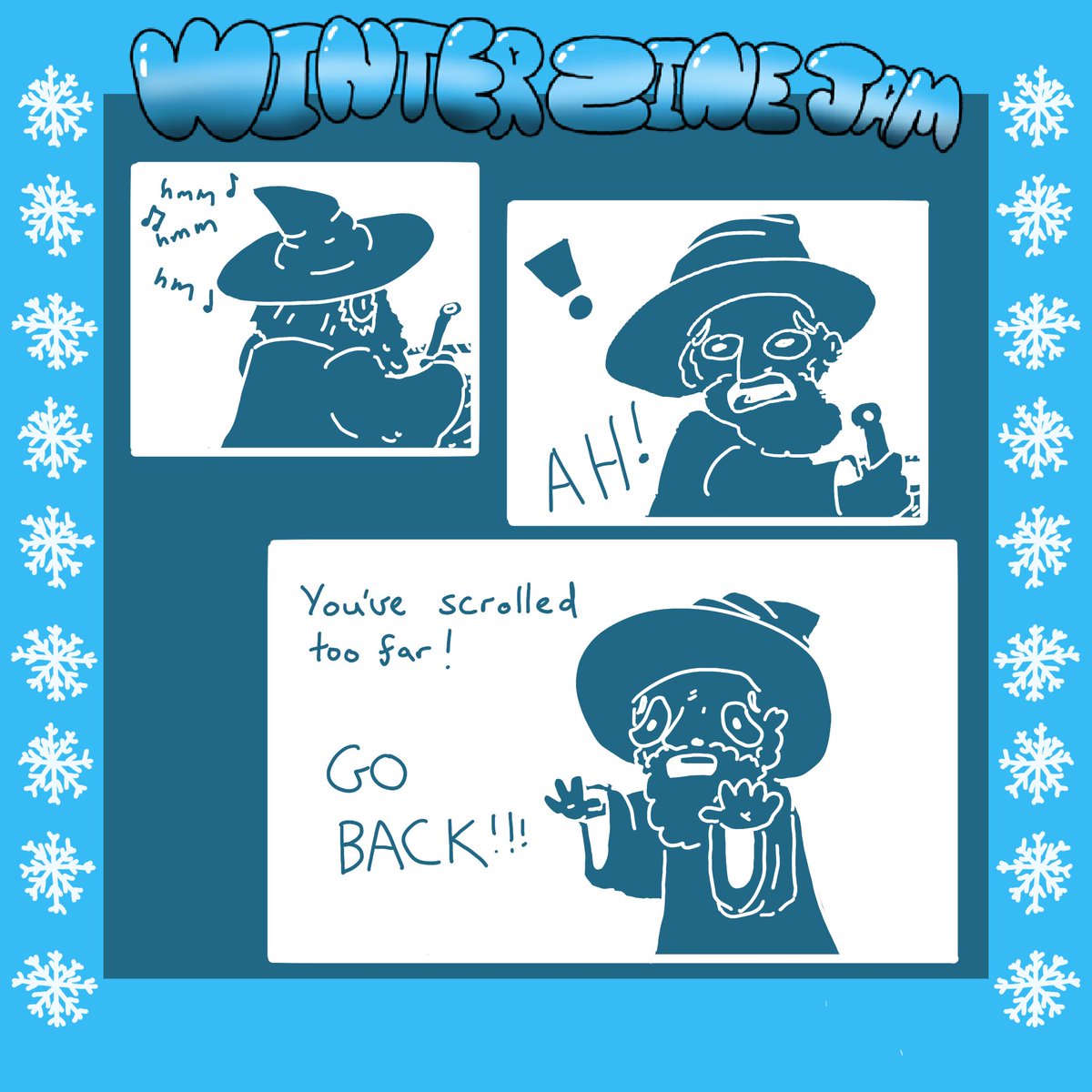 Winter zine jam has come to Sticky for the month of June! We're longing for the warm embrace of new game zines, hopefully made by you, during this cold winter month. But yeah, it's a zine jam, join the challenge, make a game zine and bring it in :))

addr.bio/winter-zine-jam