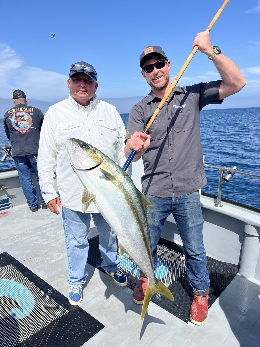 Yellowtail caught at Catalina Island ready for summer ?? Let’s go ! #Fishing  #California