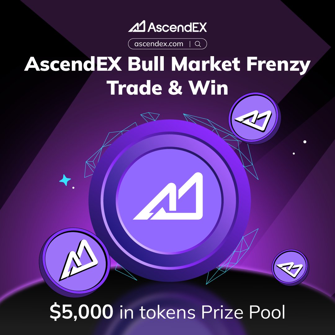 🚀 #AscendEX Bull Market Frenzy – Trade &amp; Win $5,000
🔥Trading Challenge is LIVE! 💰$5,000 in tokens Prize Pool
📅 Event Duration: 05/29/2025 - 06/05/2025

🎯 How to Join:
1️⃣ Follow <a href="/AscendEX_/">AscendEX</a>
2️⃣ Tag 3 friends, Like &amp; RT with #AscendEX #BullMarket
3️⃣ Deposit ≥ $100 &amp; make any