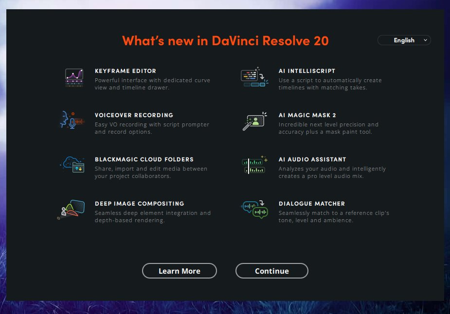 Just installed DaVinci Resolve 20 as it is officially out now. Anyone already using Davinci Resolve this is a must-have update‼️
Everything was super easy already and it just got a whole lot easier 💪