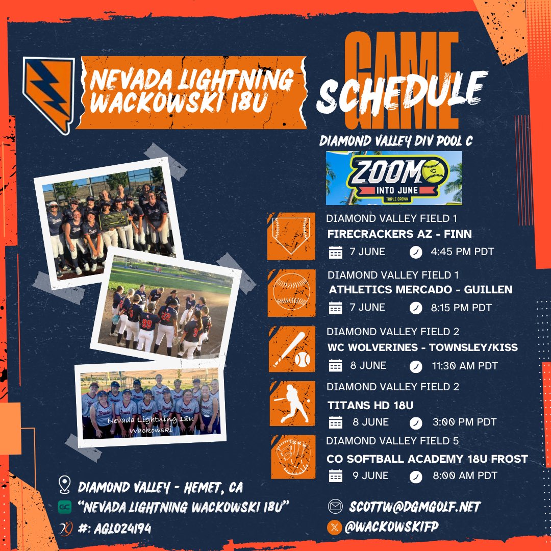 We are on the road next week and our girls would love to see you in the stands!!!  <a href="/TCSFastpitch/">TC Fastpitch</a> Zoom Into June!