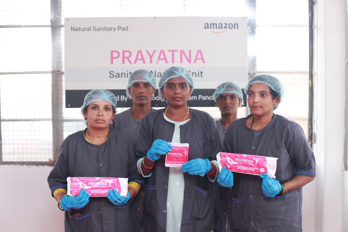This World Menstrual Hygiene Day, we have entered the next phase of our menstrual health initiative at Amazon India. Our goal is to reach 200,000 women and girls by 2025 not just by improving access to sanitary products (though that’s hugely important), but also by creating real