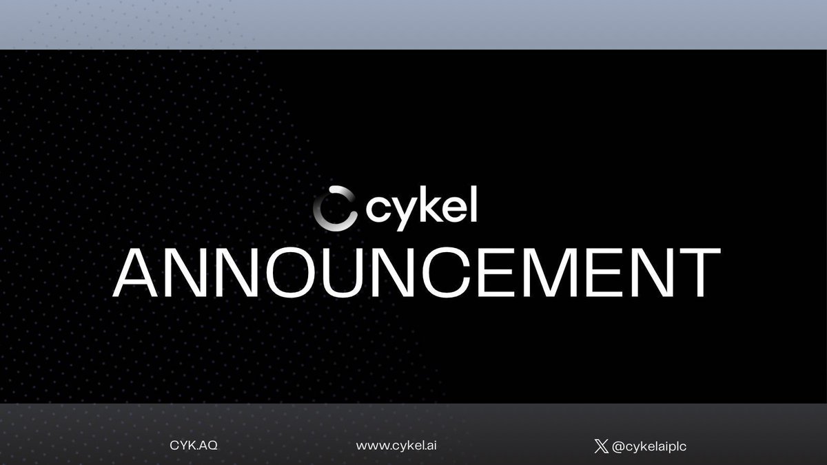 cykelaiplc's tweet photo. 🔔 Cykel AI Secures Enterprise-Level Commercial Agreement with Transpharmation, Generating New Revenue Stream in Pharmaceutical Sector

Read more: https://t.co/kJofbSifPi 

#CYK #AI #Bitcoin https://t.co/IAAVzFvbLX
