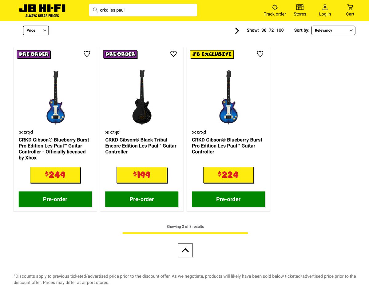 FregRB's tweet photo. The CRKD Les Paul Controller is officially coming to Australia at JB Hi-Fi!

No need to spend $100+ on shipping, we're getting it locally! Arrives this August. 

Big win for the Aussies. 

Thanks for making it happen @crkdgg 🙌 https://t.co/usOGaOznxZ