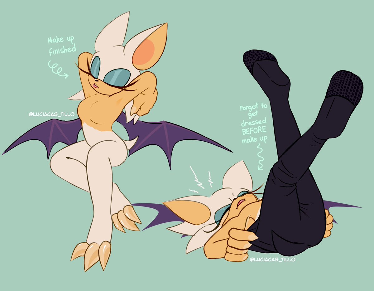 LuciaCas_tillo's tweet image. I know she's meant to be sassy and seductive, but I find her HELLA CUTEEEEEE😍😊✨ #RougeTheBat #SonicTheHedgehog
And wanted to prove my point drawing her unclothed ☝️
(I used Tinkerbell as reference)