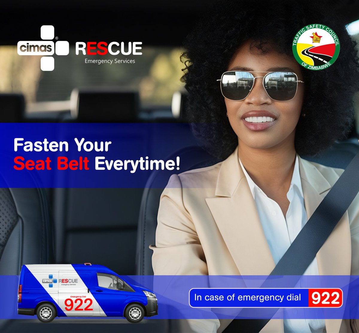 Always remember to fasten your seatbelt! <a href="/tscz1/">Traffic Safety Council Of Zimbabwe</a> 

#Cimasrescue #922 #emergencyservices