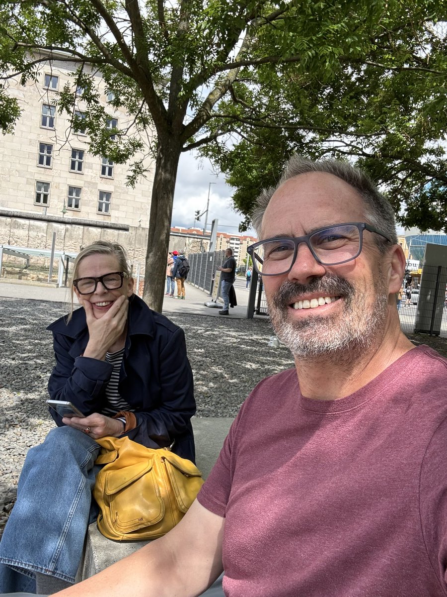 Two ISU historians in the wilds of Berlin.