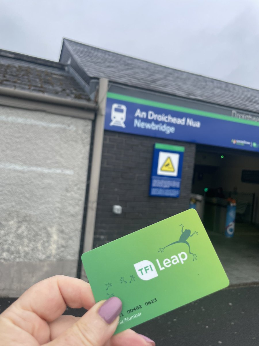 Great to be able to use my leap card travelling from #Newbridge to Pearse Street- and for €6! #fairfares #commuterlife