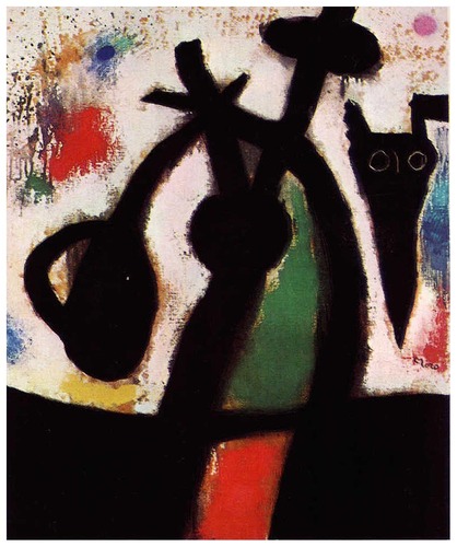 Woman and Bird in the Night #artbots #miro