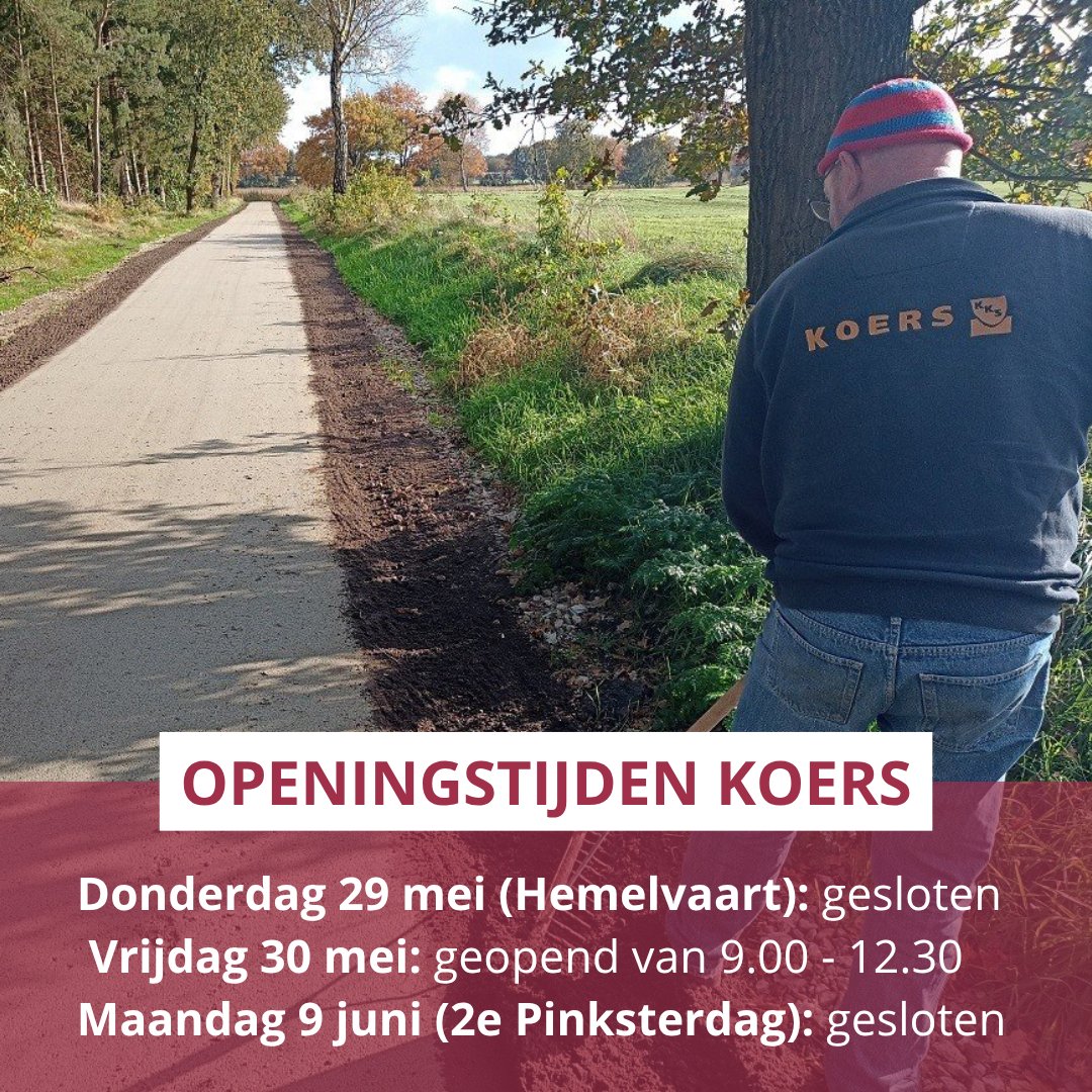 Let op: aangepaste openingstijden rondom Hemelvaart en Pinksteren

In verband met de feestdagen zijn onze openingstijden gewijzigd. Op alle andere dagen staan we zoals gewoonlijk voor je klaar.

Fijne feestdagen gewenst!