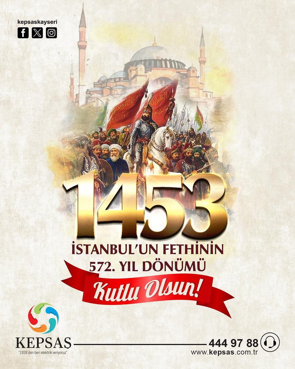 İstanbul’un fethinin 572. yıl dönümü kutlu olsun🇹🇷
#istanbulunfethi