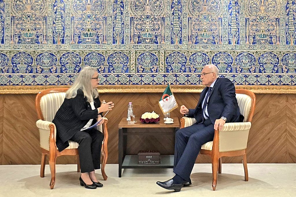 Grateful to H.E. Minister of Foreign Affairs <a href="/AhmedAttaf_Dz/">أحمد عطاف Ahmed Attaf</a> 🇩🇿 for the warm welcome and strong commitment to #multilateralism.
The <a href="/UN/">United Nations</a> stands ready to deepen our collaboration with #Algeria in line with the #Agenda2030 and national priorities. <a href="/Algeria_MFA/">وزارة الشؤون الخارجية| MFA-Algeria</a> #SDGs #GlobalGoals