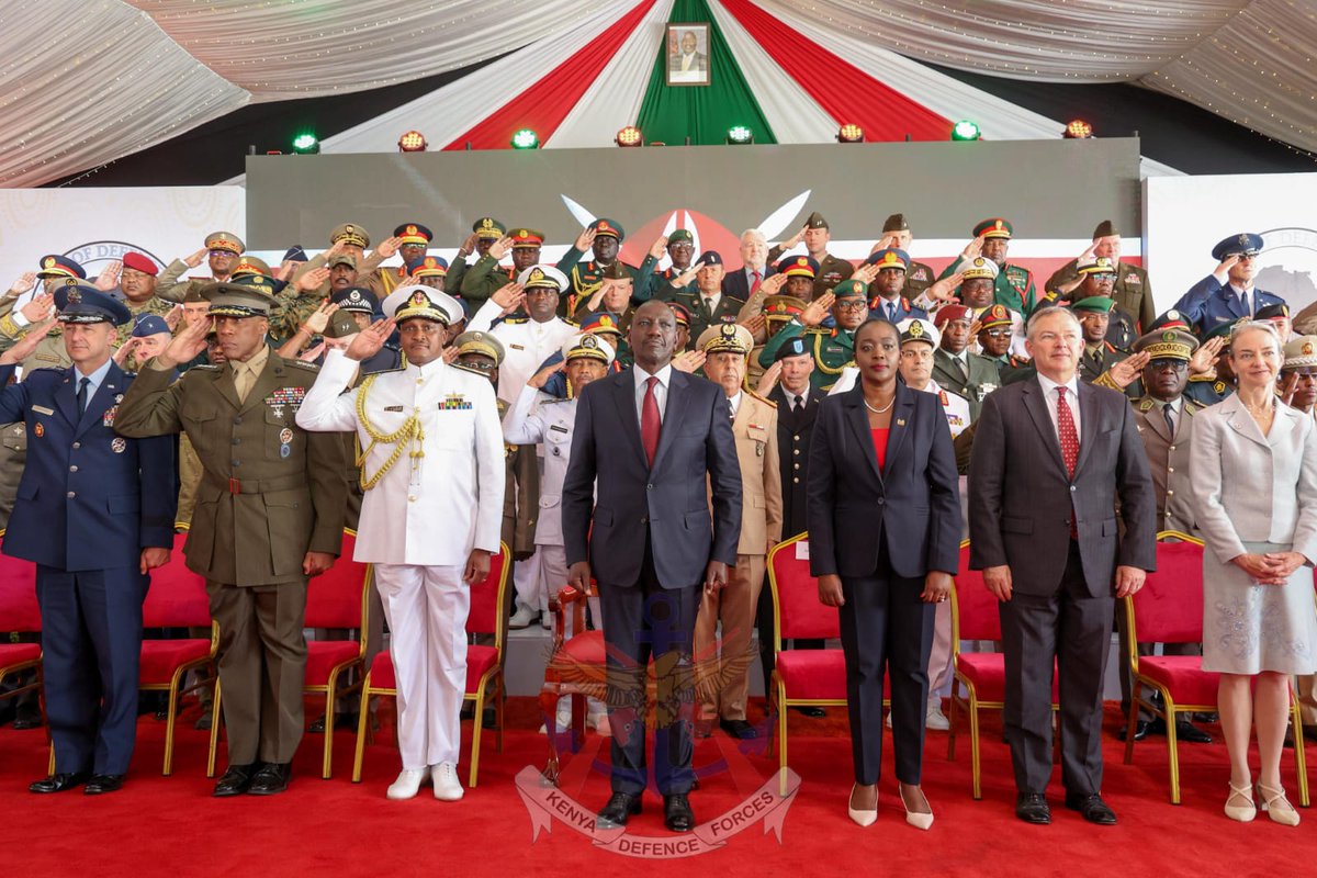 General MK MUBARAKH, Chief of Defence Staff of the Rwanda Defence Force, participated in the African Chiefs of Defence (ACHOD) Conference 2025, which commenced on Tuesday, 27 May 2025 in Nairobi, Kenya, held under the theme “Strengthening African Security, Sustaining Unity of