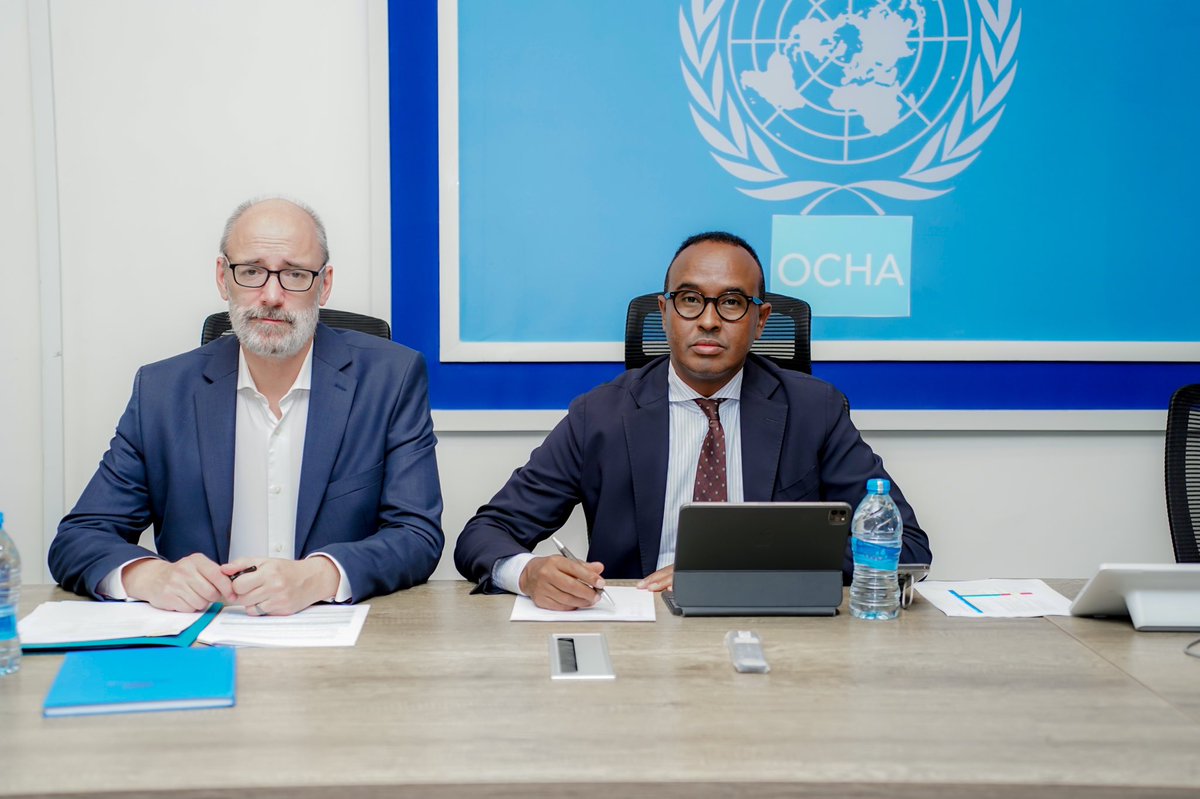 Arlaadi Media (@arlaadimnetwork) on Twitter photo ⚡️UPDATE: #Somalia’s <a href="/SoDMA_Somalia/">SODMA Somalia</a> held a monthly meeting in #Mogadishu, co-chaired by Commissioner <a href="/MahamuudMoallim/">Mahamuud Moallim</a> and UN Deputy <a href="/GConway_UN/">George Conway</a>, to address financial challenges and improve coordination in #Somalia’s humanitarian efforts, reaffirming commitment to effective ⚡️UPDATE: #Somalia’s <a href="/SoDMA_Somalia/">SODMA Somalia</a> held a monthly meeting in #Mogadishu, co-chaired by Commissioner <a href="/MahamuudMoallim/">Mahamuud Moallim</a> and UN Deputy <a href="/GConway_UN/">George Conway</a>, to address financial challenges and improve coordination in #Somalia’s humanitarian efforts, reaffirming commitment to effective