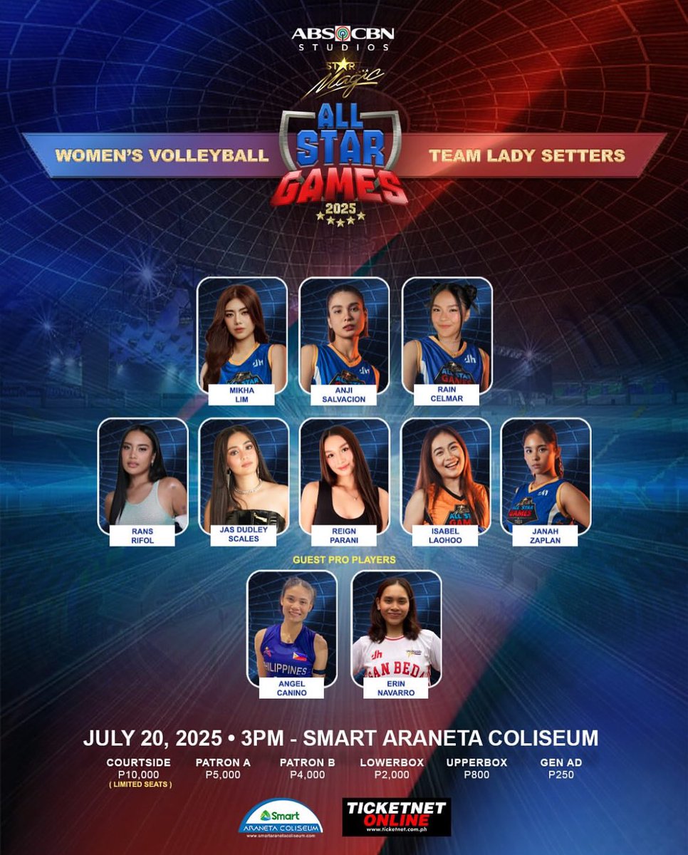 caninaur's tweet photo. angel canino & jm ronquillo as guest players in star magic’s all star games 🤩💙 https://t.co/jha1yURuN7