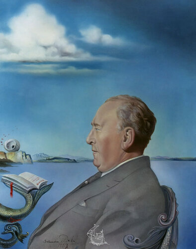 Portrait of An Unidentified Man, 1958 #artbots #dali