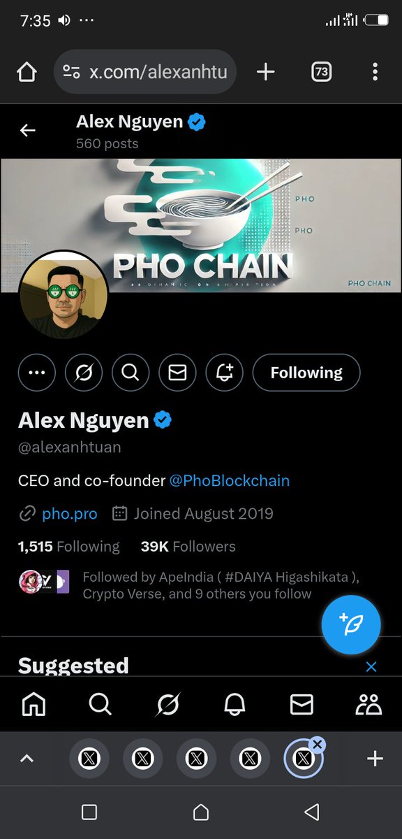 LCmagnate's tweet photo. @alexanhtuan $PHO 🚀🚀🚀
@Brisetrade @Fibostudios @richBTC770 @ExchangeUni
PHOCHAIN
#PHOCHAIN #PhoBlockchain #PHOAirdrop #ClaimYourPHO #FreePHO #PHOGiveaway #EarnPHO https://t.co/Bl7Dzf3Qvk