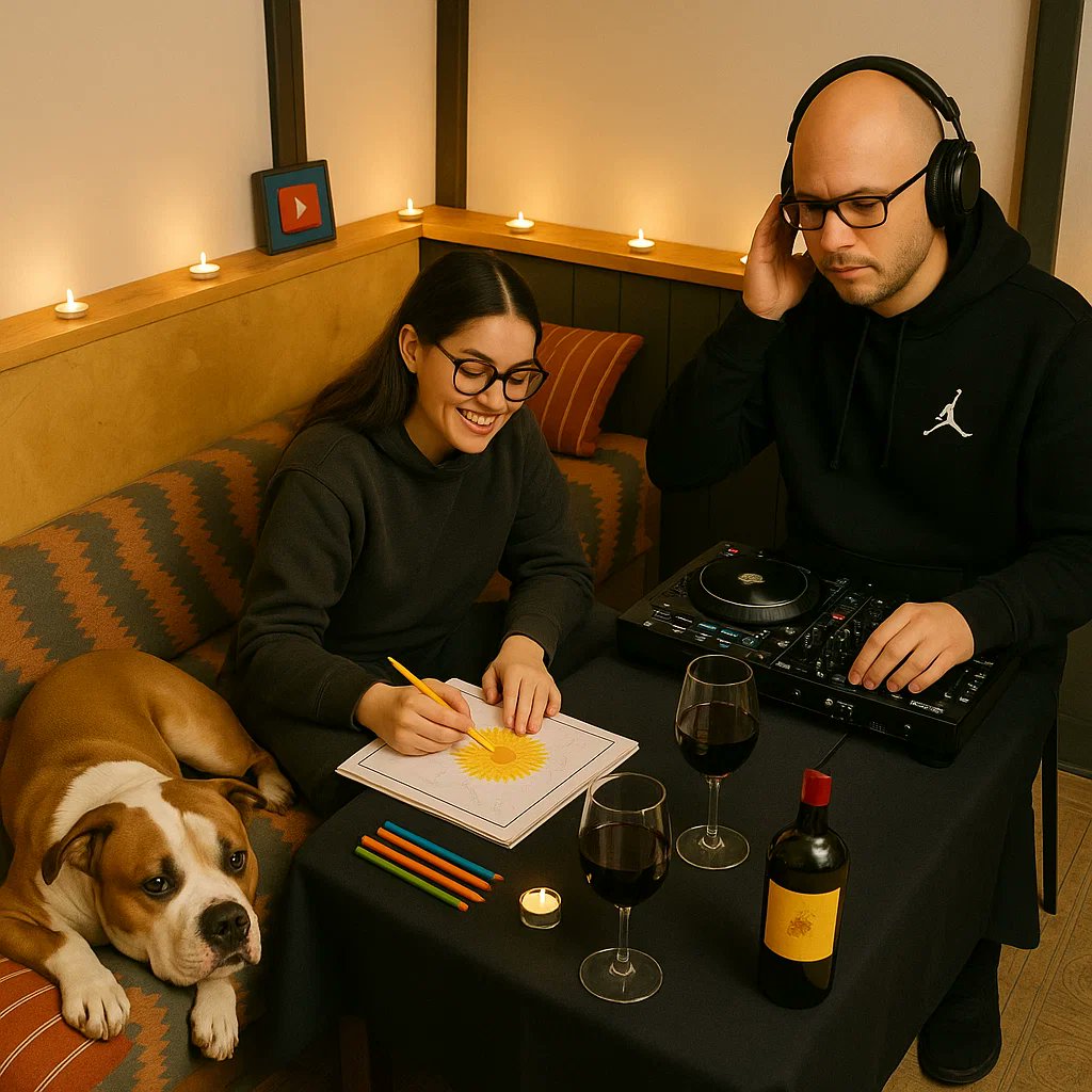 a_bogdanovych's tweet photo. 🎧 New Video on My Channel: https://t.co/UpQ78TgCD6
Wine o’clock DJ Set | Melodic House &amp; Techno Music Mix with Funny Dog 🍷🐶
"Wine o’clock DJ Set" is a cozy Melodic House &amp; Techno mix, perfect for those moments when you just want to unwind, take a deep breath, and enjoy life. https://t.co/3YCHyhEcGe