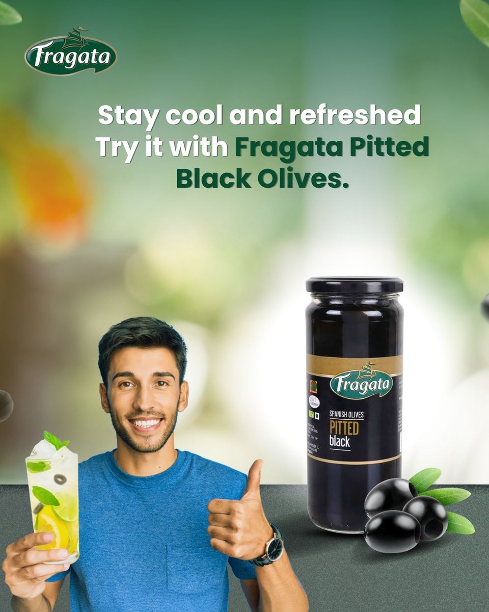 FragataIndia's tweet image. Beat the heat with a zesty olive lemonade! 🍋🫒 Fragata Black Olives add electrolytes, flavor, and freshness — your 2-minute summer sip, smart and cool.
fragataindia.com
#excellence #Fragata #SummerHack #SmartSipping #OliveBrineMagic #HealthyHydration #StayCoolNaturally