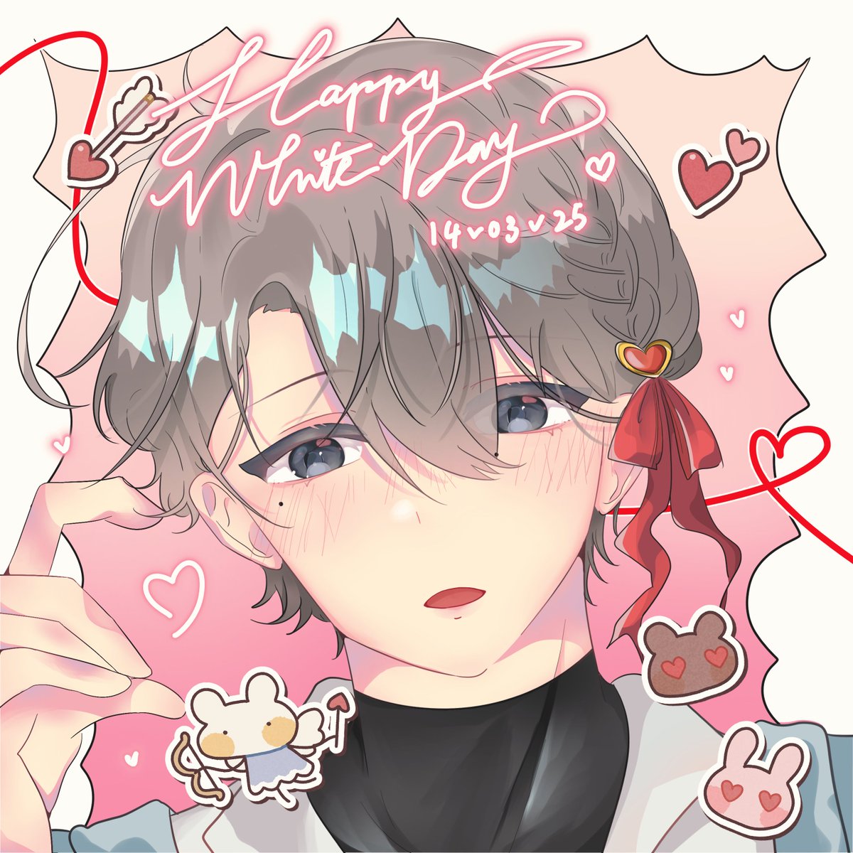 [ OC ] Happy White Day ❣️🎀
#イラスト #illustration #oc #artwork #chiyoka_oc