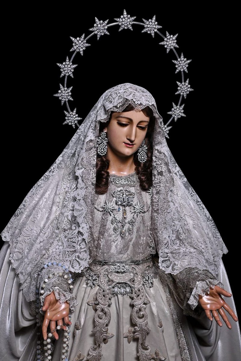 ⚜️ Así se presenta María Santísima del Rocío Coronada para los cultos de Pentecostés.

📸 <a href="/FernandoRUIzNar/">Fernando Ruiz Narváez</a> 

#CofradíasMLG