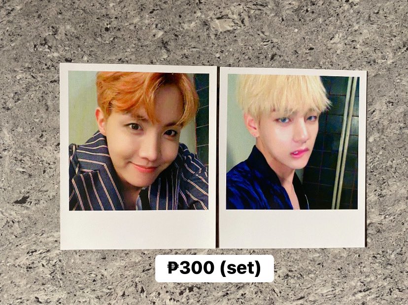 cookyyy09's tweet photo. wts lfb bts pc ph 

taehyung &amp; jhope wings pola pc set - ₱300

— payo
— mod: ggx  mop: gcash
— 9/10-mint condi
— x tingi

rfs: need funds 🥹

reply mine / dm to claim :) https://t.co/EFkerQc9mn