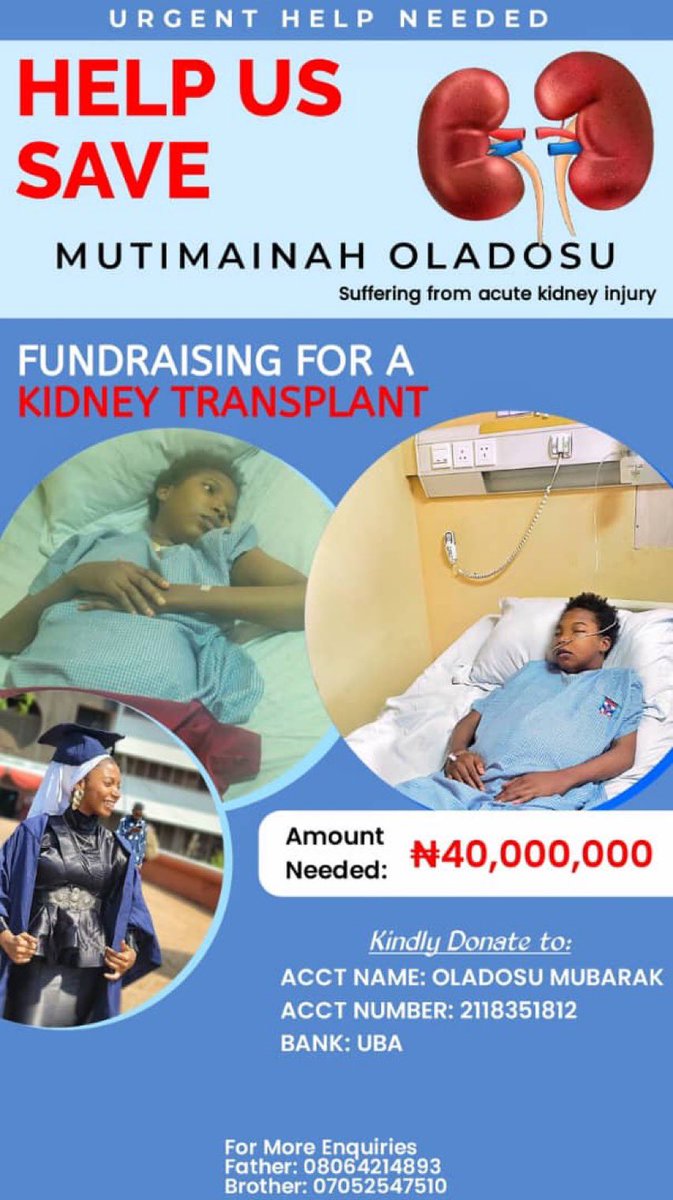 aojjustaoj's tweet image. 5.1million raised, please help Mutmainah on her feet again.
#saveMutimainah #SaveHerLife