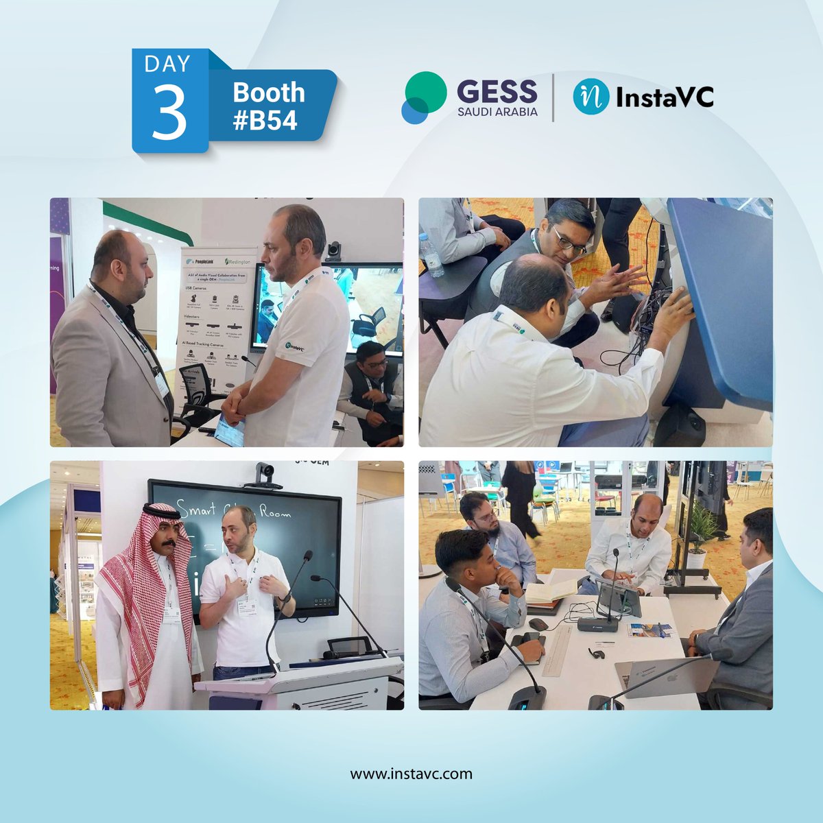 InstaVC's tweet photo. That’s a wrap on #GESSSaudiArabia 2025! 🎉
Thanks to everyone who visited InstaVC at Booth #B54 in Riyadh.
Loved sharing how our cloud platform powers virtual learning!
Learn more 👉 https://t.co/zQVlsGpr52
📞 +971 43339082 |
📧 me@instavc.com
#EdTech #HybridLearning #InstaVC https://t.co/WjrQK3q7RN