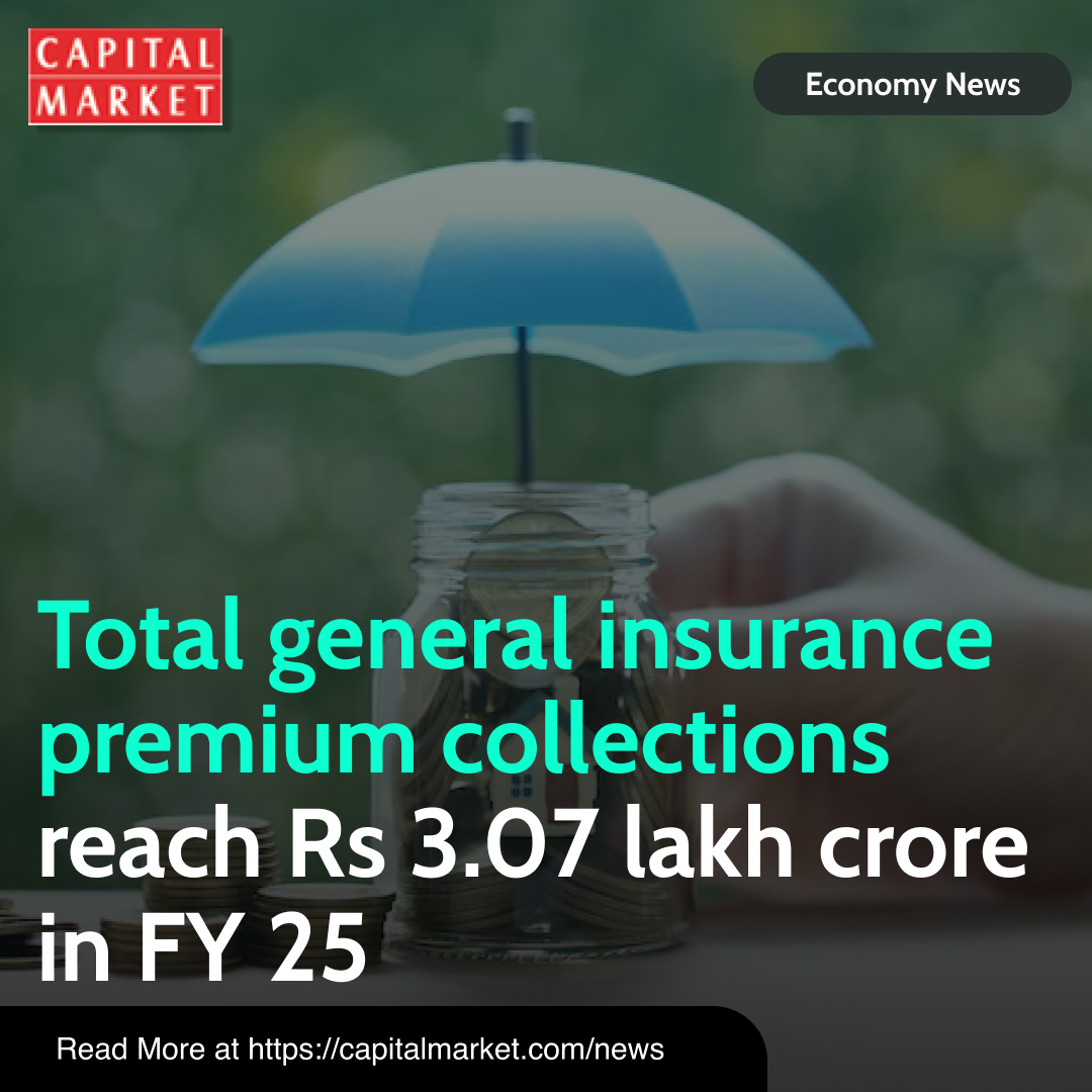 CapitalMarket17's tweet image. India's General Insurance Premium Collections Soar to ₹3.07 Lakh Crore in FY25
Like | Share | Follow | Comment For Daily Updates.
capitalmarket.com
#GeneralInsurance #InsuranceIndia #PremiumCollections #FY25 #InsuranceSector #IndianEconomy #FinancialGrowth #InsuranceMarket