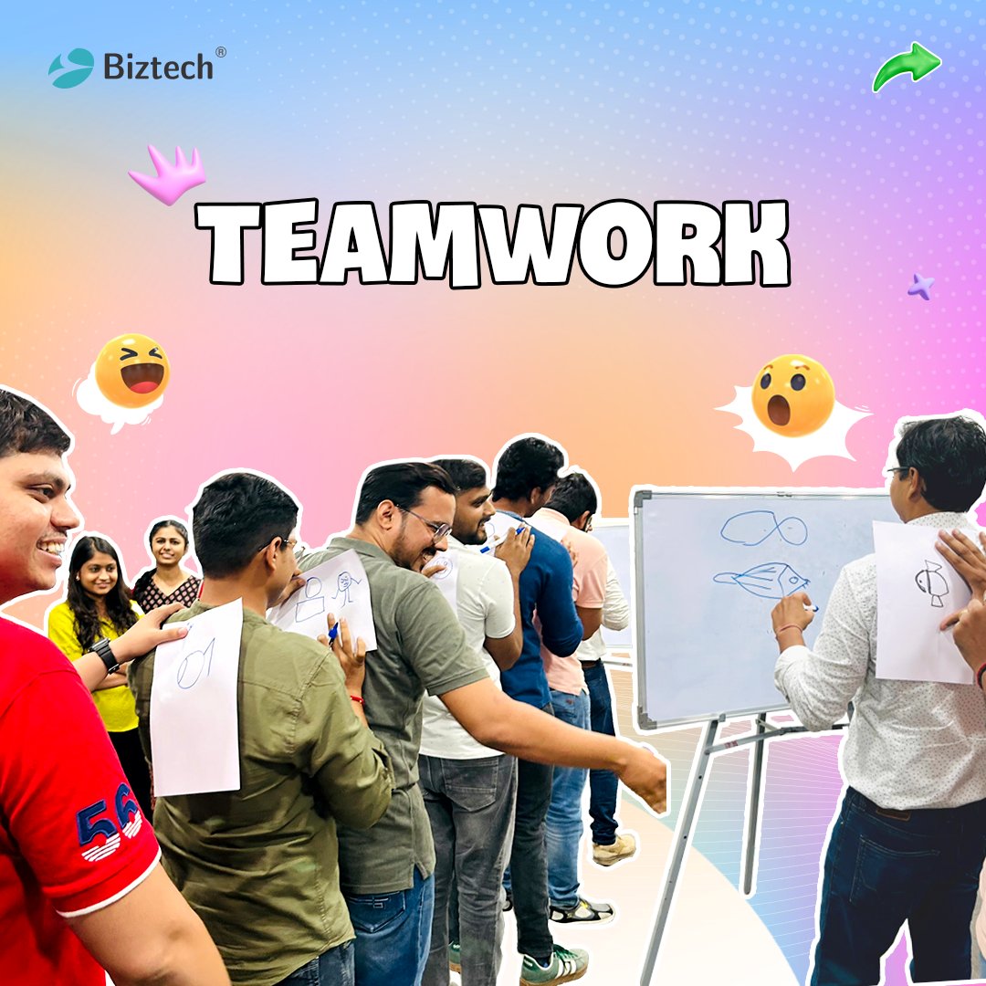 biztechcs's tweet image. Teamwork + Creativity = Unstoppable Fun! 🎨🤝
Our HR squad crushed the drawing chain challenge—one sketch, one back, endless laughs!
Stronger bonds, one doodle at a time. 😂✍️

#TeamBuilding #CreativeFun #HRVibes #BiztechCulture #WorkplaceJoy