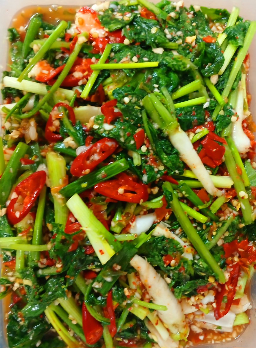 열무김치의 계절이다.
맛있게 익어라.