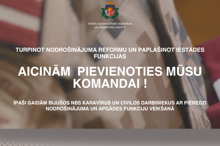 VALIC_LV's tweet image. Turpinot nodrošinājuma reformu un pārņemot arvien jaunas funkcijas bruņoto spēku un aizsardzības nozares apgādē, tuvākajā laikā plānojam papildināt kolektīvu, pieņemot darbā vairākus desmitus jaunus speciālistu dažādās jomās.
👉🏻 valic.gov.lv/lv/zinas/valic…