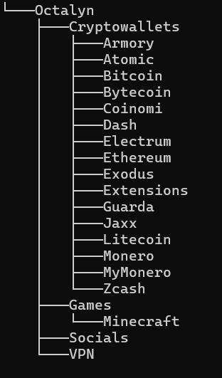 Octalyn Stealer

31a11e53ebee97b9add3d6a7567f7d16

Telegram: https://t[.]me/ZeroTraceD3V

YouTube: https://www[.]youtube[.]com/watch?v=TN9yas3uqr0

GitHub: https://github[.]com/luis22d/Octalyn-Stealer-C-Telegram

#Octalyn #Stealer #IOC