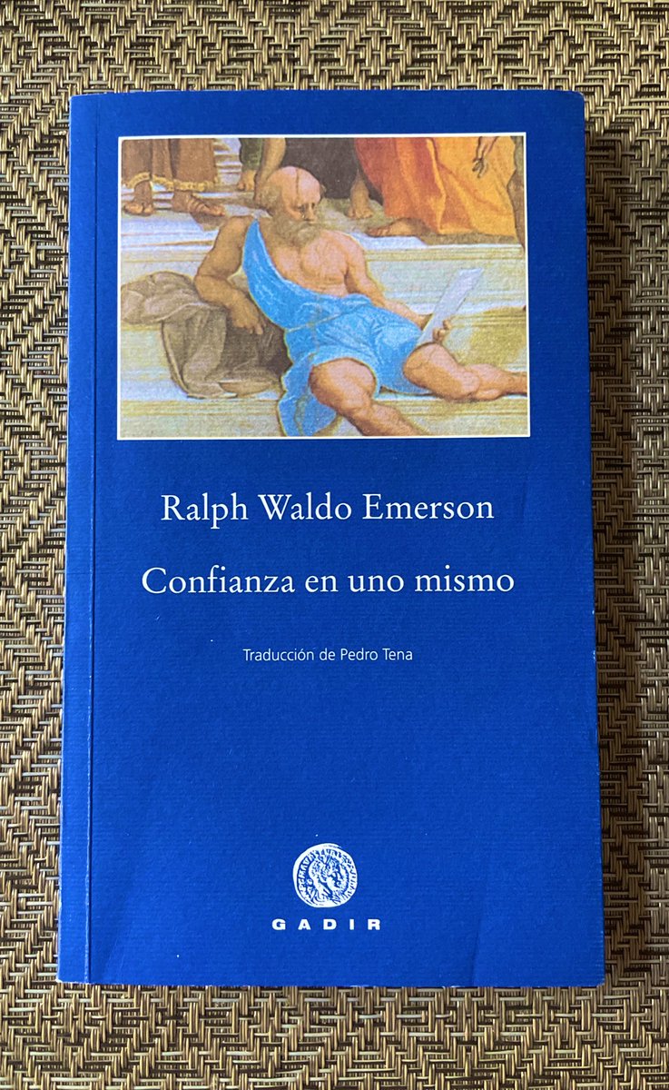 “Confía en ti mismo. Todos los corazones vibran al pulsar esa cuerda de hierro.” - (Confianza en uno Mismo. Ralph Waldo Emerson. 2009, Gadir Editorial) Buenos días ☀️☀️☀️