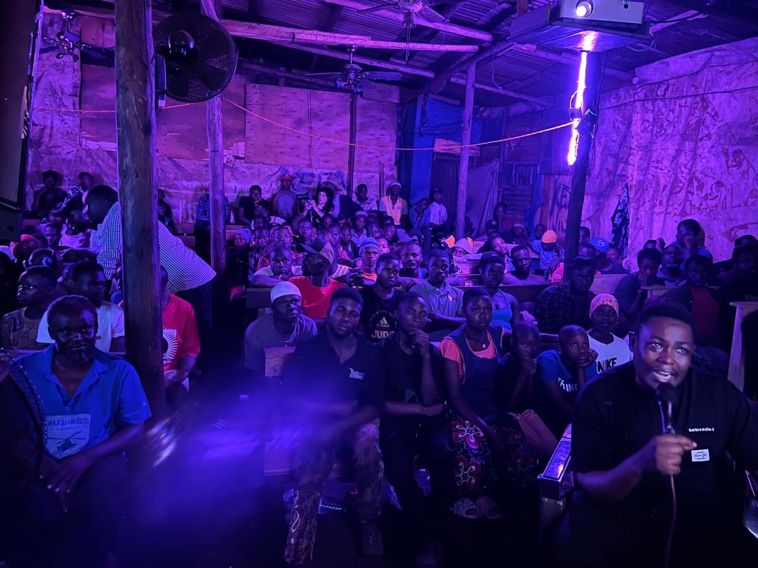 Rolex Time Screening for the first time in Uganda with VJ Emmie live at Keita video hall kibuye   patreon.com/wakaliwood