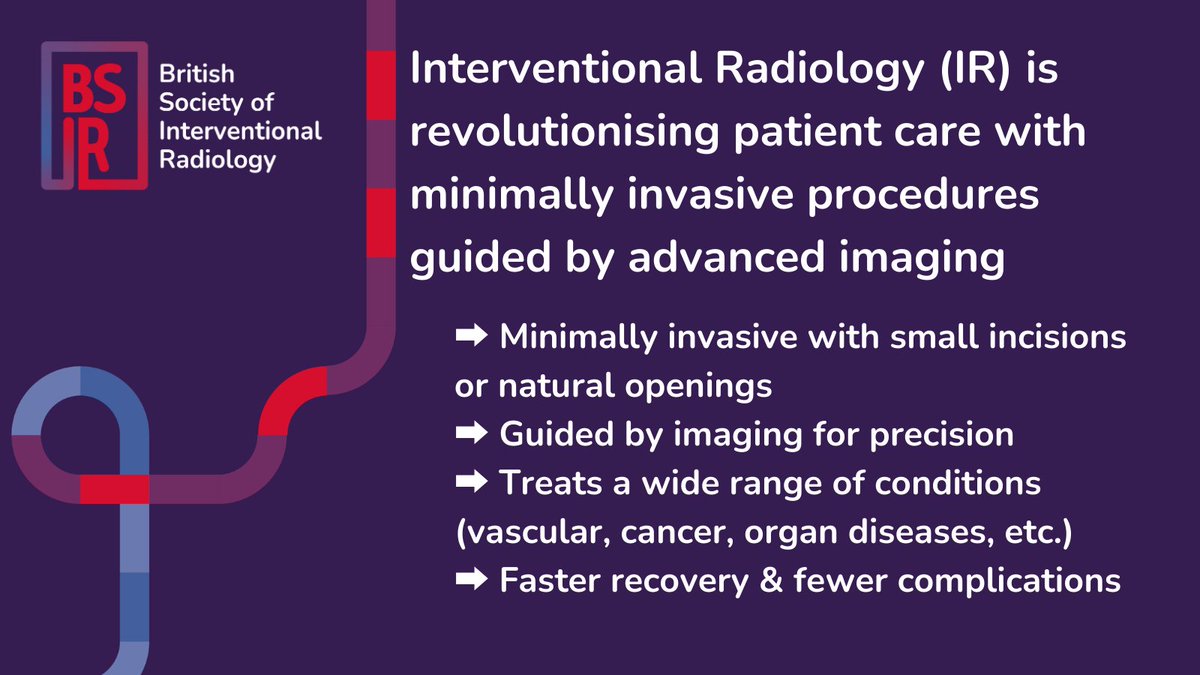 Interventional Radiology (IR) is transforming patient care with minimally invasive procedures guided by advanced imaging. From vascular conditions to cancer, IR offers faster recovery, less pain, and fewer complications than traditional surgery.

tinyurl.com/4mm2vbrh