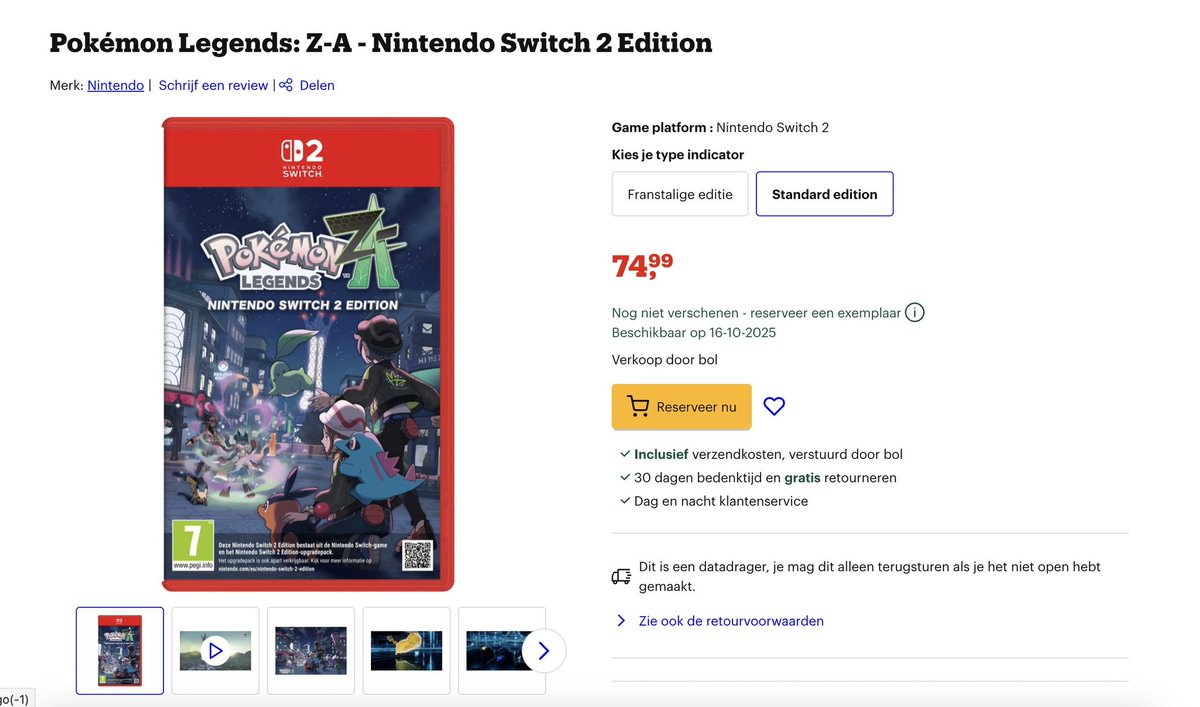 Furukawas Statement zu der Preispolitik ist aber ganz schnell schlecht gealtert. Sieht aus wie kotze und dafür 74,99 haben wollen. Ich dachte man bezahlt den Preis für die Leistung die in die Entwicklung des Spiel eingeflossen sind? Puh weiß ich ja nicht Nintendo.