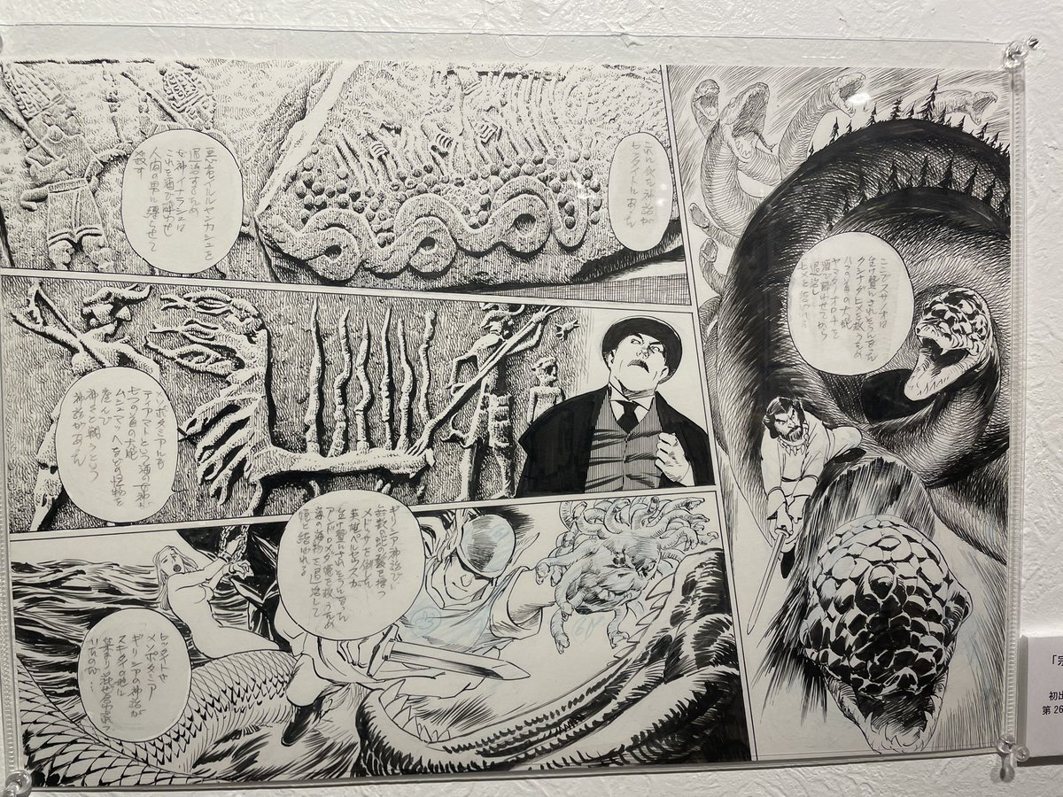 星野之宣先生原画展

原画の圧がすごい 