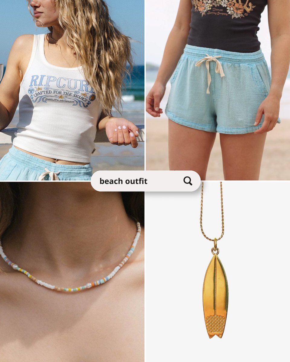 Surf state of mind - good vibes, salty skin, the smell of surfboard wax, wavy hair, the feeling of paddling out, chilling on the sand.
&gt;&gt; Get the look with The Beach Boutique / surfgirlbeachboutique.com ☀️