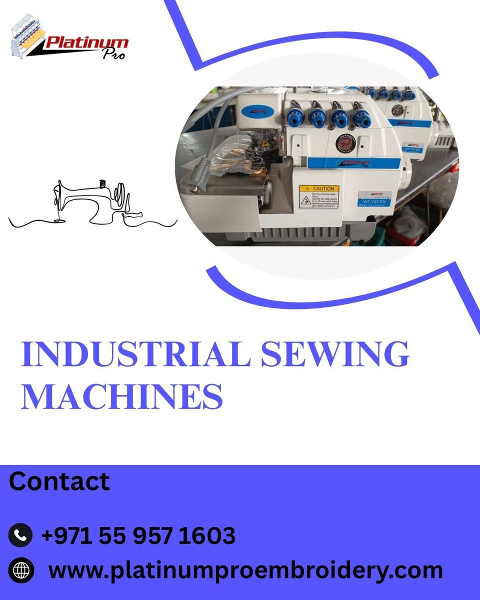 _PlatinumPro's tweet photo. Industrial Sewing Machines  Built for Power &amp; Precision! 
Upgrade your production line with our high-performance Industrial Sewing Machines,crafted to handle heavyduty workloads with speed and accurac.
#IndustrialSewingMachine #HeavyDutySewing #GarmentsIndustry #SewingSolutions https://t.co/neu90Yqw9C