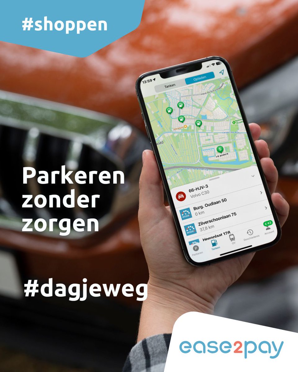 Even snel de stad in of een dagje shoppen? 🛍️ Met de On the Go app parkeer je snel en eenvoudig. Geen parkeerbonnetjes meer, gewoon gemak!
#parkeerapp #shoppen #stad #parkeren #auto #onthego