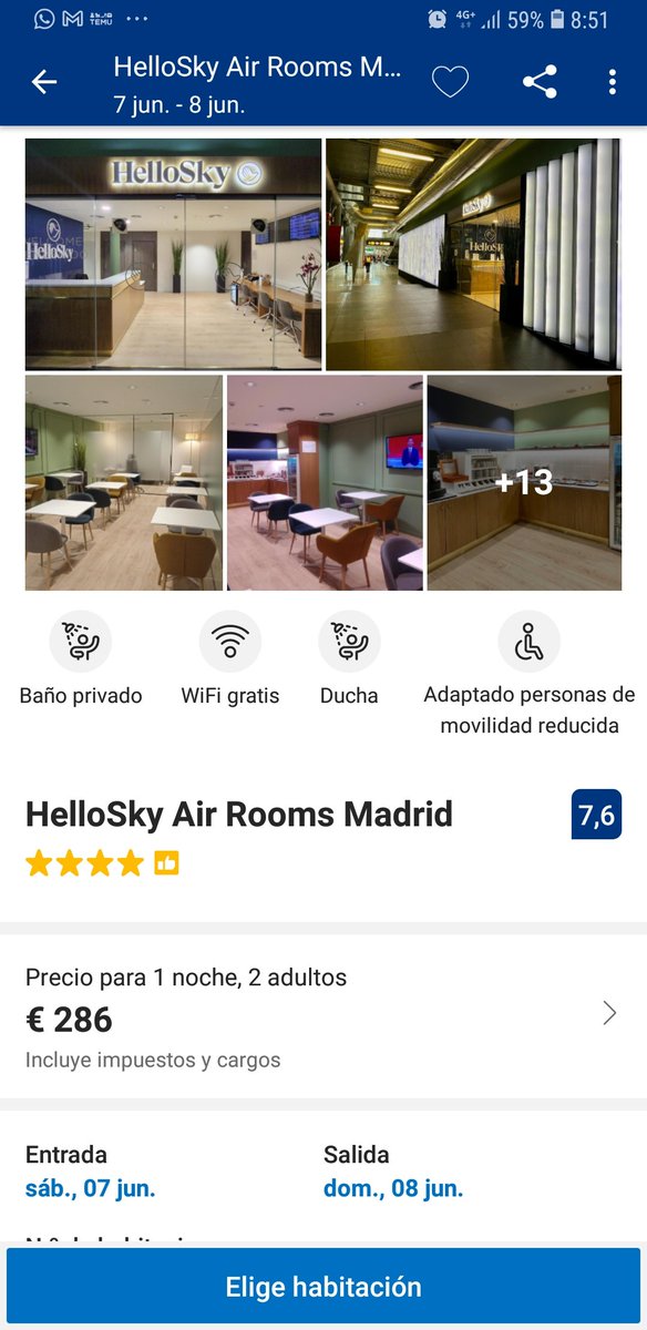 simplizium's tweet photo. @egtegain Barajas dentro de la terminal tiene alojamiento sin necesidad de ser viajero, son habitaciones sin ventanas ni ventilación natural y si no te llega para toda la noche también puedes pagar unas horas pero gratis no. Por cierto funciona como un hotel pero técnicamente no lo es https://t.co/GrK5we6KGG