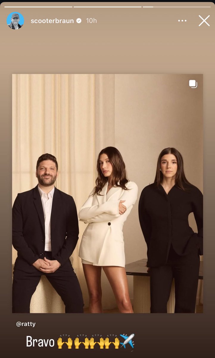 hailey working with/under scooter says enough on its own like, lmao, go buy rhode with mold in it and give your $$$ to someone as horrible as scooter like i would never support that brand ever