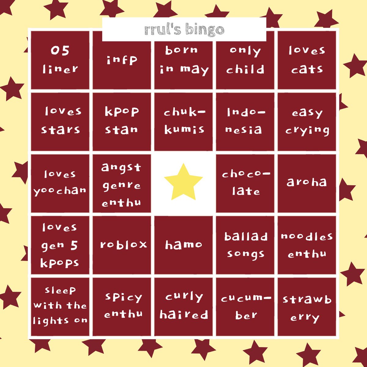 cchuyoochan's tweet image. coba diisi tolong, siapa tau kita kembar yang terpisahkan ⭐🐞